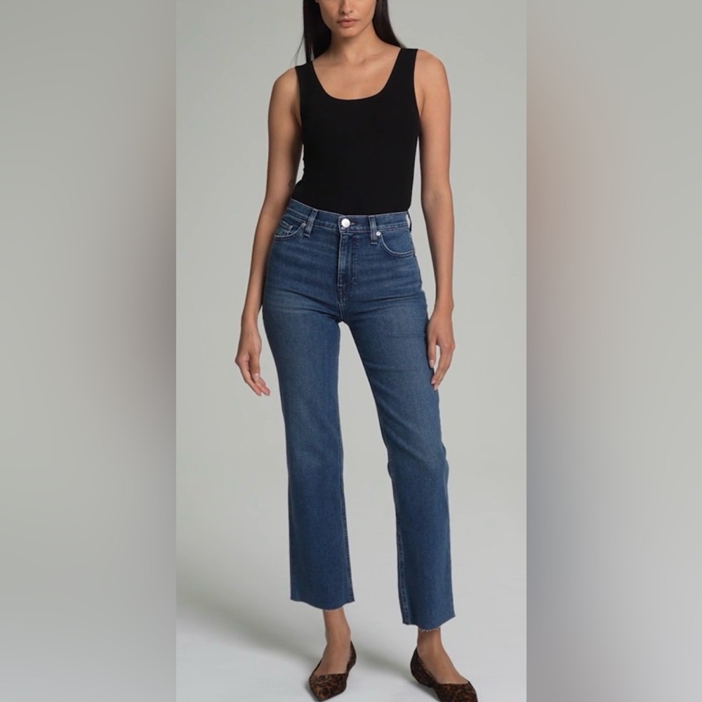 Hudson Jeans Remi relaxed fit straight ankle in deep dive . Size 24